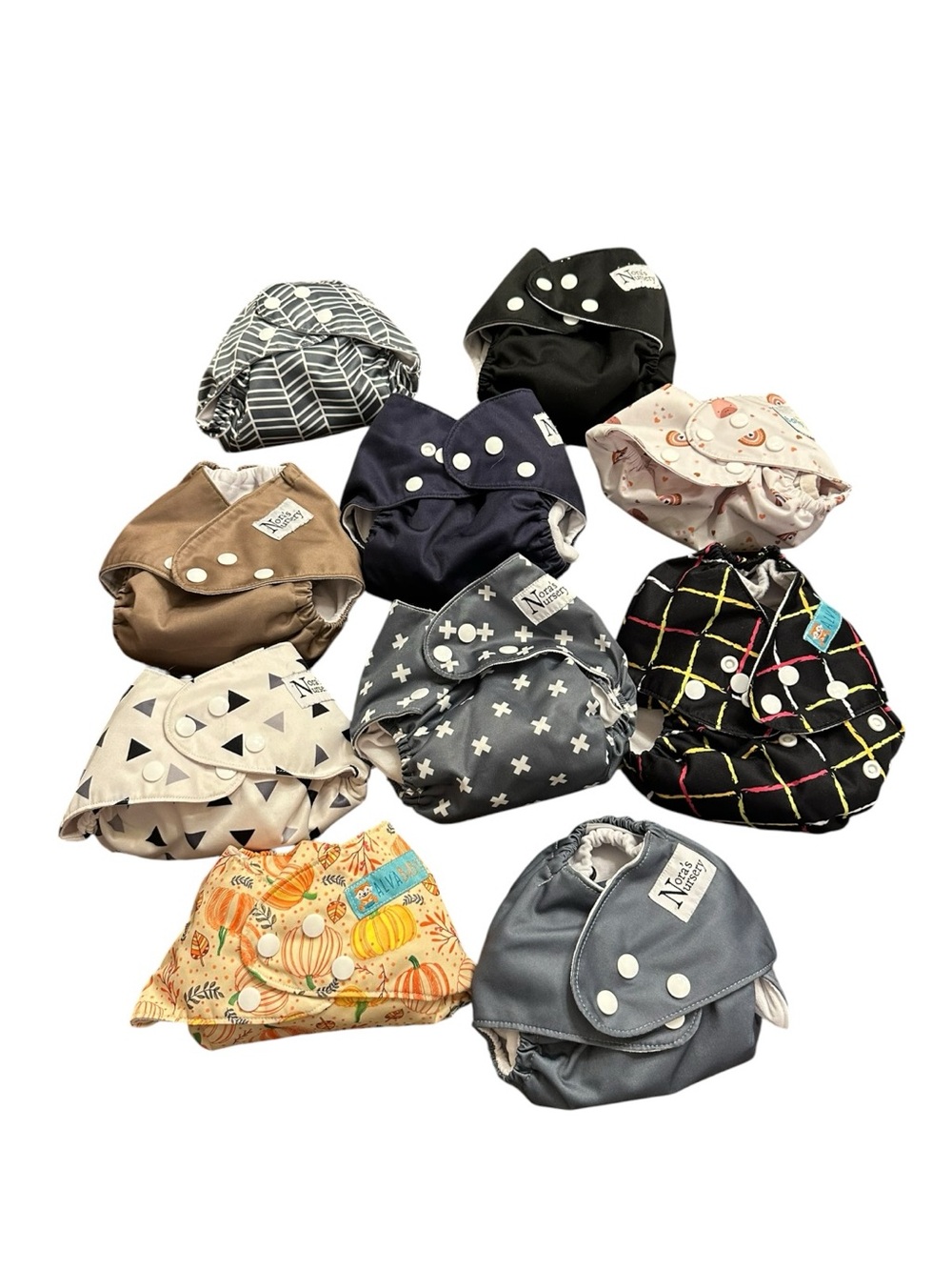 Cloth diapers Nora nursery & others Multi-Color Reusable Cloth Diaper Covers -